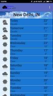 weather app screenshot 1