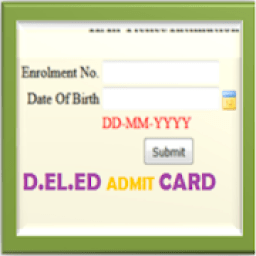 ikon D.EL.ED ADMIT CARD