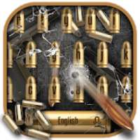 Fire Gun and Bullet Keyboard Theme