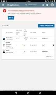 Google Developer Console screenshot 4