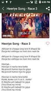 Heeriye Song - Race 3 Movie Songs screenshot 3