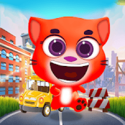 talking cat runner - gold catch आइकन