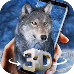 3D Wolf live wallpaper