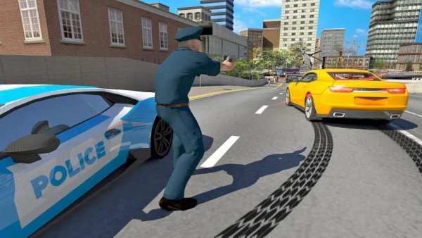 US Police Car Chase Simulator स्क्रीनशॉट 3
