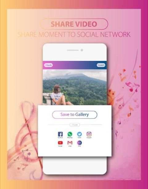 Pembuat Video dengan Foto dan Musik screenshot 1