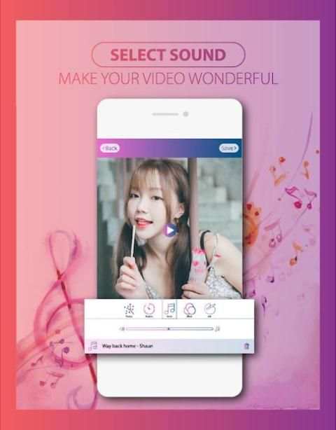 Pembuat Video dengan Foto dan Musik screenshot 2