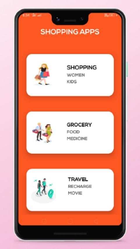 All in one shopping app : Shopping apps स्क्रीनशॉट 1