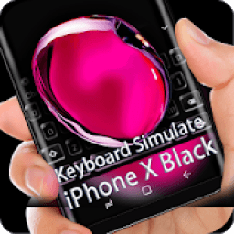Keyboard for iPhone x black आइकन