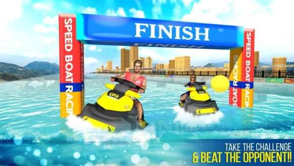 Speed Boat Racing Simulator 3D screenshot 1