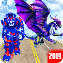 Grand US Dragon Robot Battle 3D आइकन