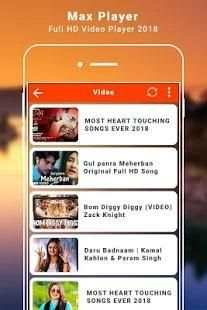 MAX Player - Full HD Video Player 2018 screenshot 2