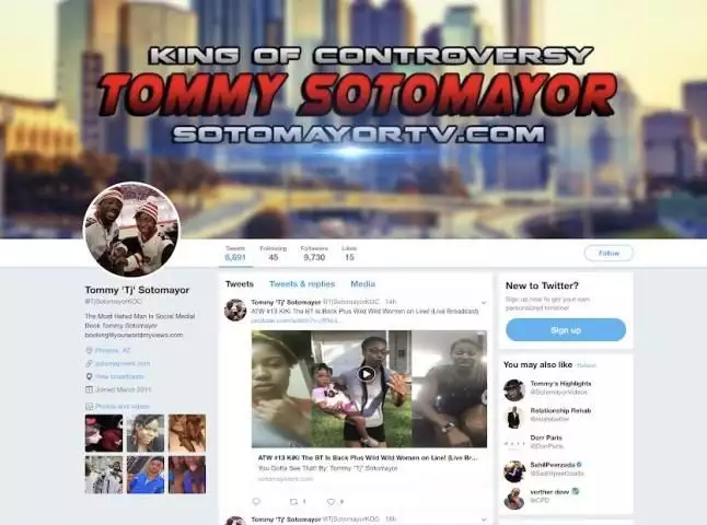 Tommy sotomayor twitter