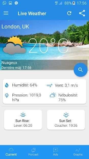 Weather Live Pro: world & position screenshot 3