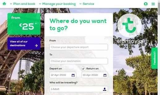 Transavia - Flash Deals screenshot 1