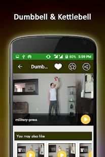 Dumbbells Home Workout and Kettlebells screenshot 1