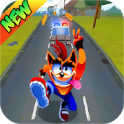 ikon Subway Crash Run Bandicoot Escape Game