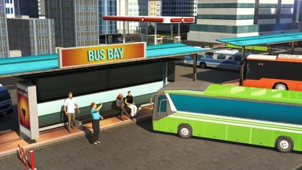 Bus Driving Simulator 2018 स्क्रीनशॉट 6