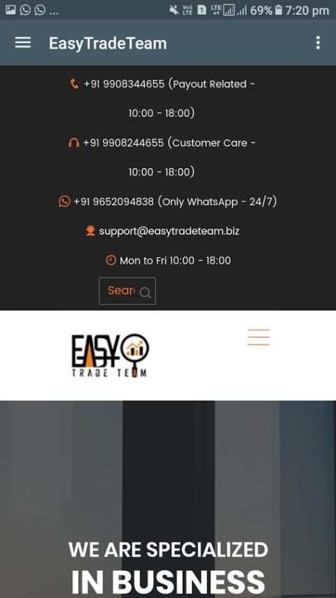 Easy Trade Team screenshot 4
