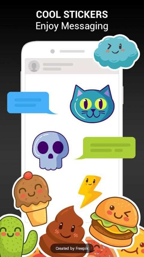 Messenger Stickers - Stickers Text Messages screenshot 1