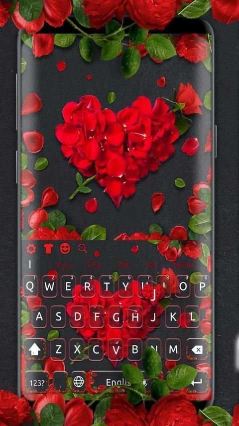 Black Rose Keyboard स्क्रीनशॉट 3