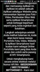 Fotografer, Video Shooting, Web-APK Dev Purwokerto screenshot 1