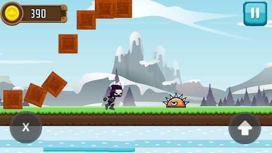 Ninja Snow Run! screenshot 2