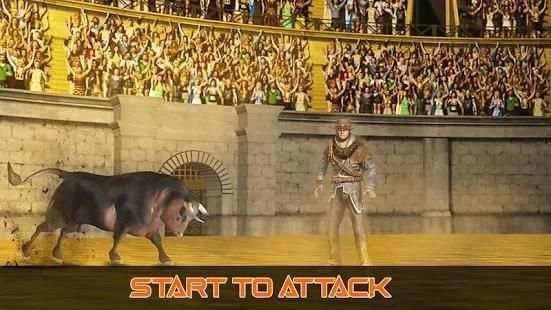 Angry Bull Fight Shooting Game स्क्रीनशॉट 1