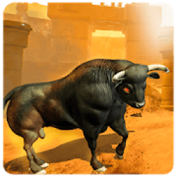 Angry Bull Fight Shooting Game आइकन