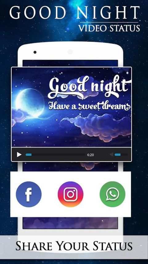 Good Night Video Status screenshot 1