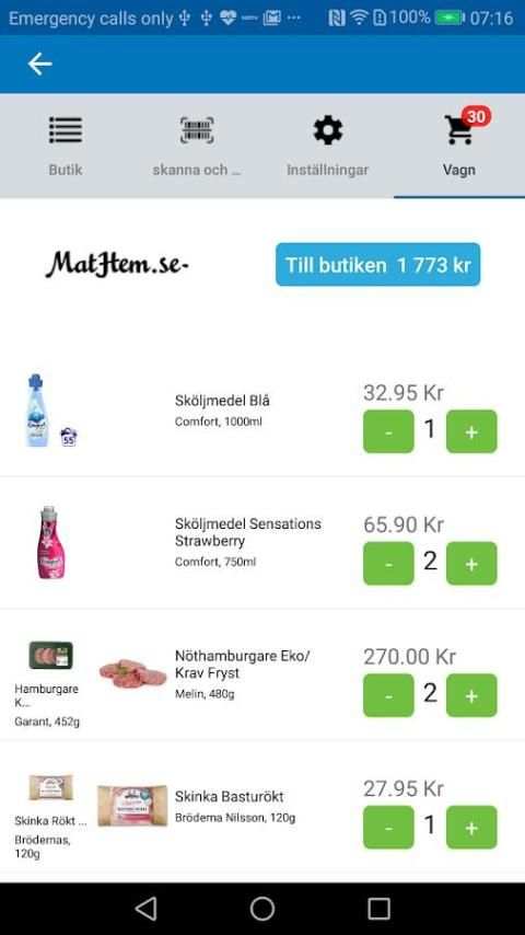 Nätmat.se स्क्रीनशॉट 1