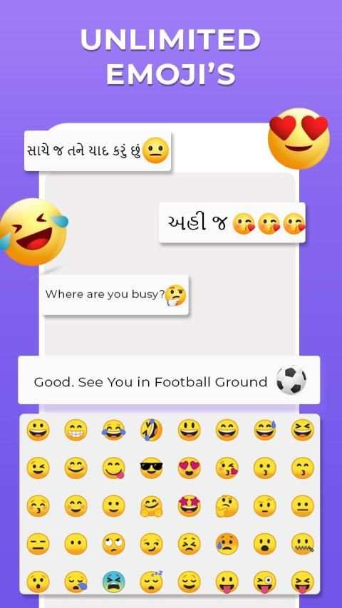 Gujarati Keyboard 2020 : Gujarati Typing Keypad स्क्रीनशॉट 3
