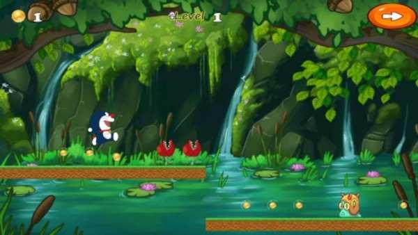 Jungle Doraemon Run screenshot 2