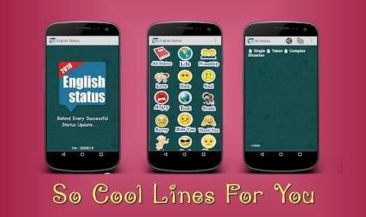 English Status स्क्रीनशॉट 1