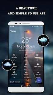 Accurate Weather: local weather Forecast Network screenshot 1