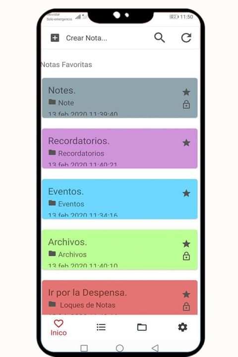 Nota Bloc de Notas con Contraseña स्क्रीनशॉट 8