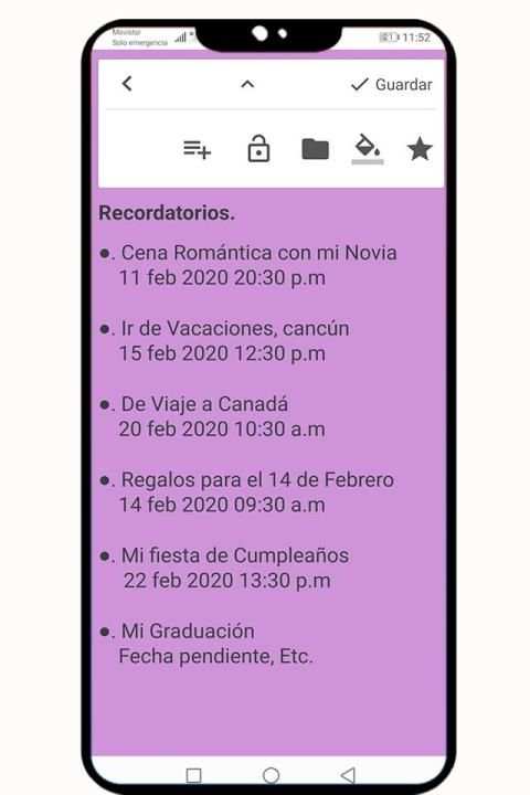 Nota Bloc de Notas con Contraseña स्क्रीनशॉट 1
