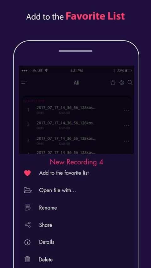 Voice recorder screenshot 3