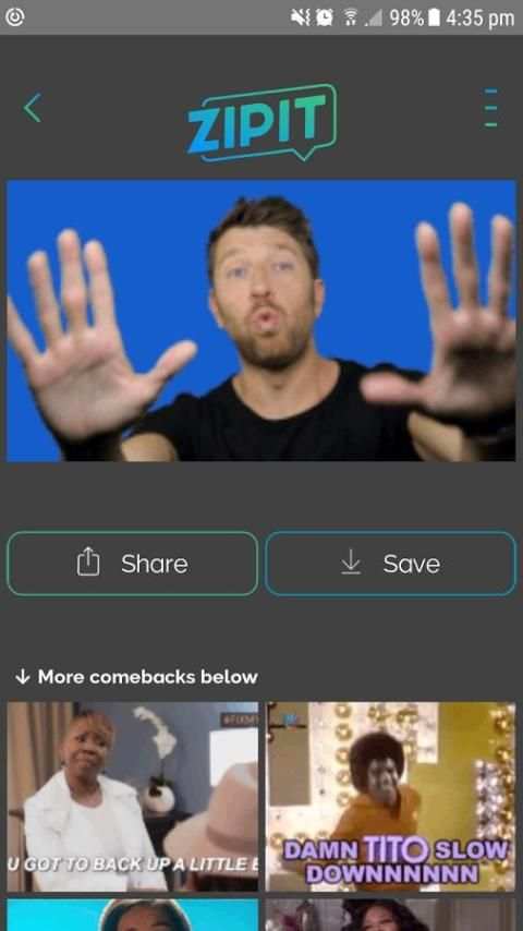 Zipit screenshot 1