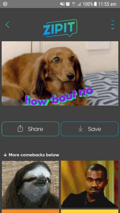 Zipit screenshot 2