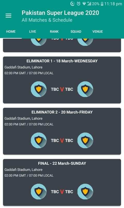 PSL 5 - Pakistan Super League 2020 screenshot 8