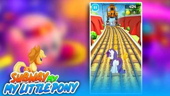 * Subway My Little Unicorn : Runner Pony * screenshot 3