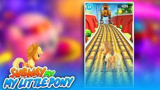 * Subway My Little Unicorn : Runner Pony * screenshot 1
