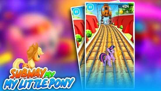 * Subway My Little Unicorn : Runner Pony * screenshot 2