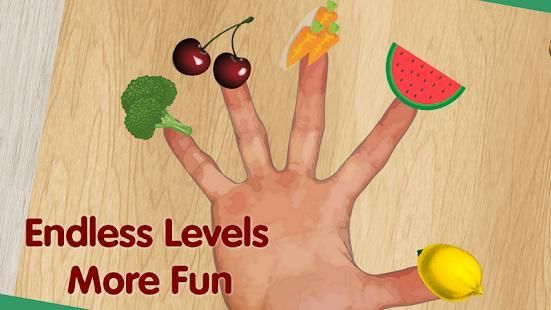 Fruit Vegetable Finger Family Puzzle Game screenshot 4