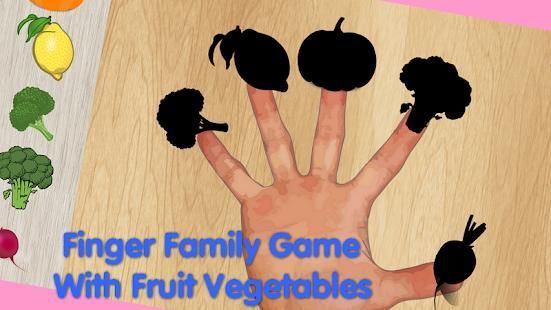 Fruit Vegetable Finger Family Puzzle Game screenshot 10