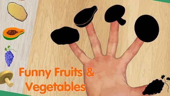 Fruit Vegetable Finger Family Puzzle Game screenshot 2
