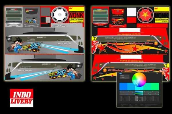 Livery Bussid SHD ES Simulator 2 screenshot 3