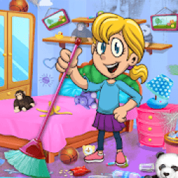 Clean house game for girls आइकन