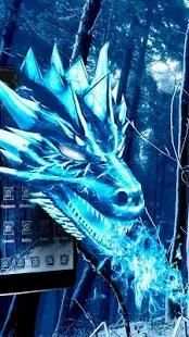 3D Ice Dragon Theme screenshot 4