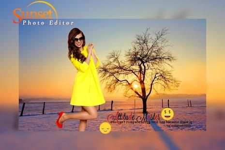 Sunset Photo Editor HD - Sunset Photo Frames screenshot 5